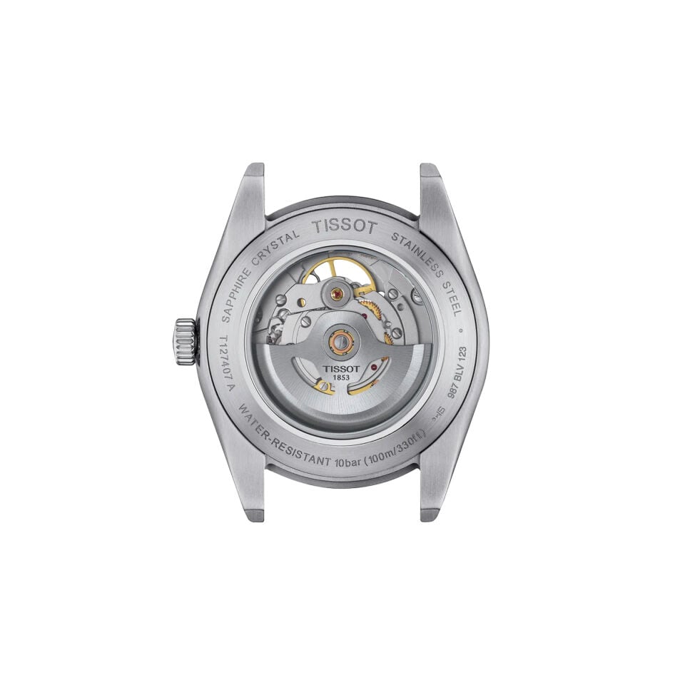 Tissot Gentleman Open Heart 40mm T1274071108100 - Erkek Kol Saati T127.407.11.081.00
