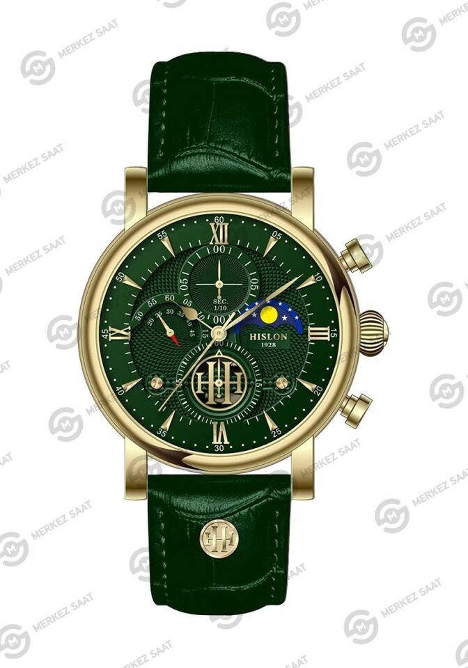 Hislon Men's Timeles's TM105G-15YG