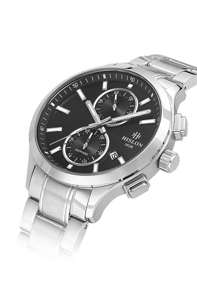 Hislon Men's Date DT158S-04SS
