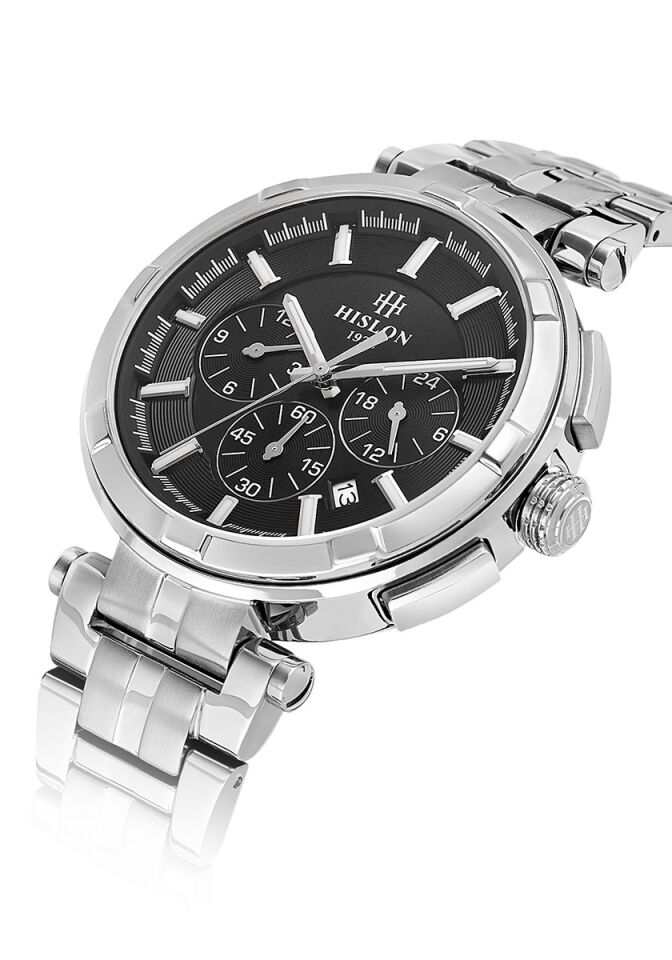 Hislon Men's Date DT202S-04SS