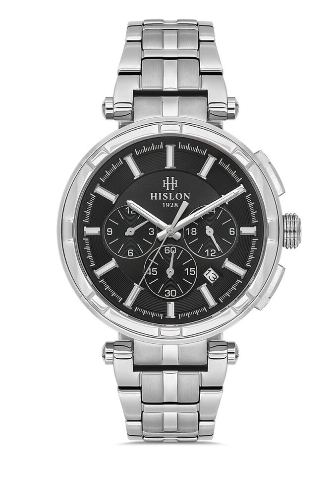 Hislon Men's Date DT202S-04SS