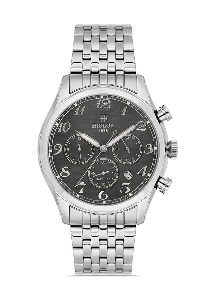 Hislon Men's Date DT171S-04SS