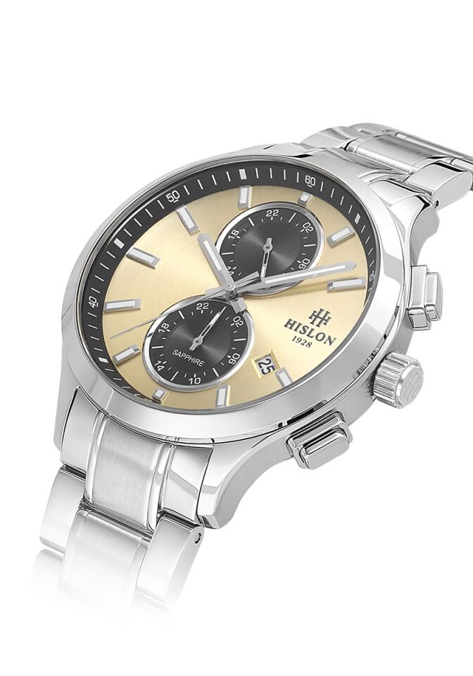 Hislon Men's Date DT158S-07SS
