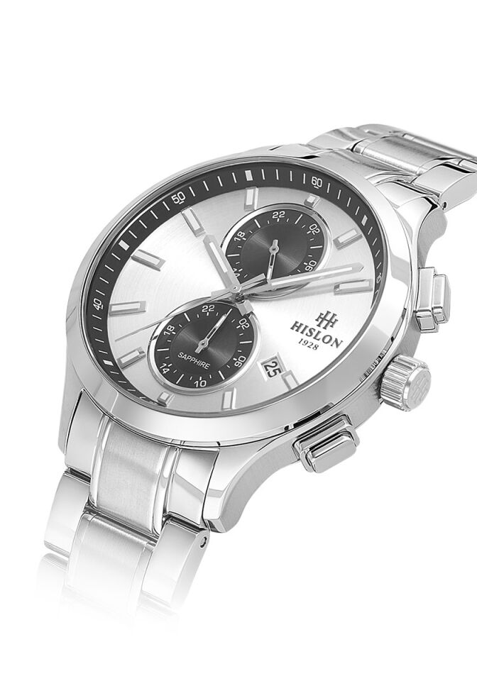 Hislon Men's Date DT158S-02SB