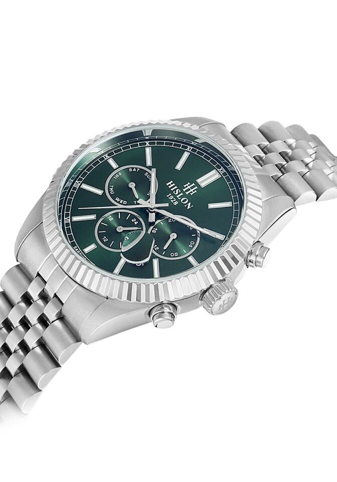 Hislon Men's Date DT117S-15SSS