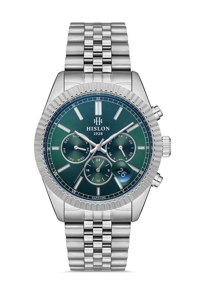 Hislon Men's Date DT117S-15SSS