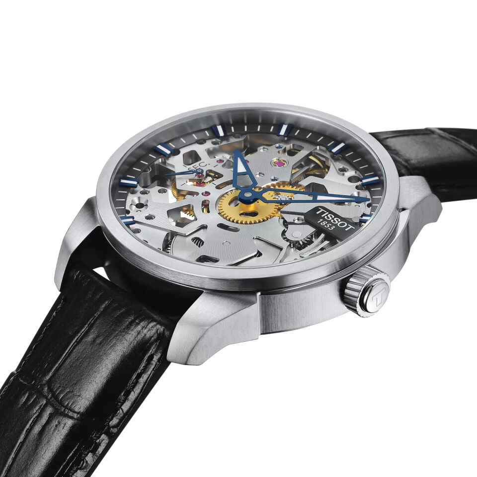 Tissot T-Complication Squelette 43mm T0704051641100 - Erkek Kol Saati T070.405.16.411.00