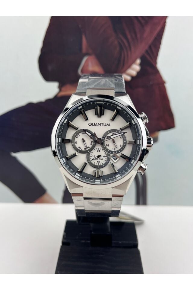 Damat Çelik Erkek Kol Saati 10 Atm Su Geçirmez 46Mm 2 Yıl Garantili