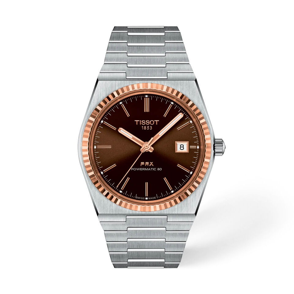 Tissot PRX Gold 40mm T9314074129100 - Erkek Kol Saati T931.407.41.291.00