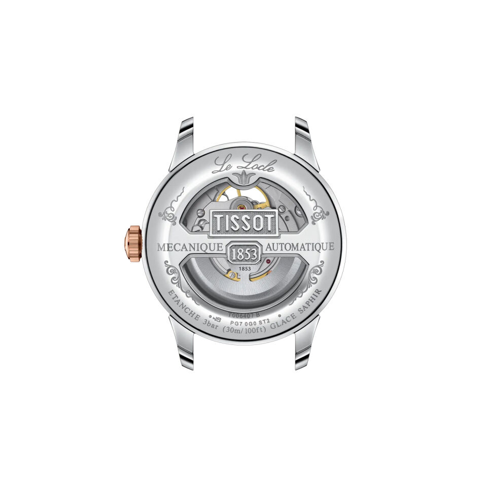 Tissot Le Locle Open Heart 39.3mm T0064072203302 - Erkek Kol Saati T006.407.22.033.02
