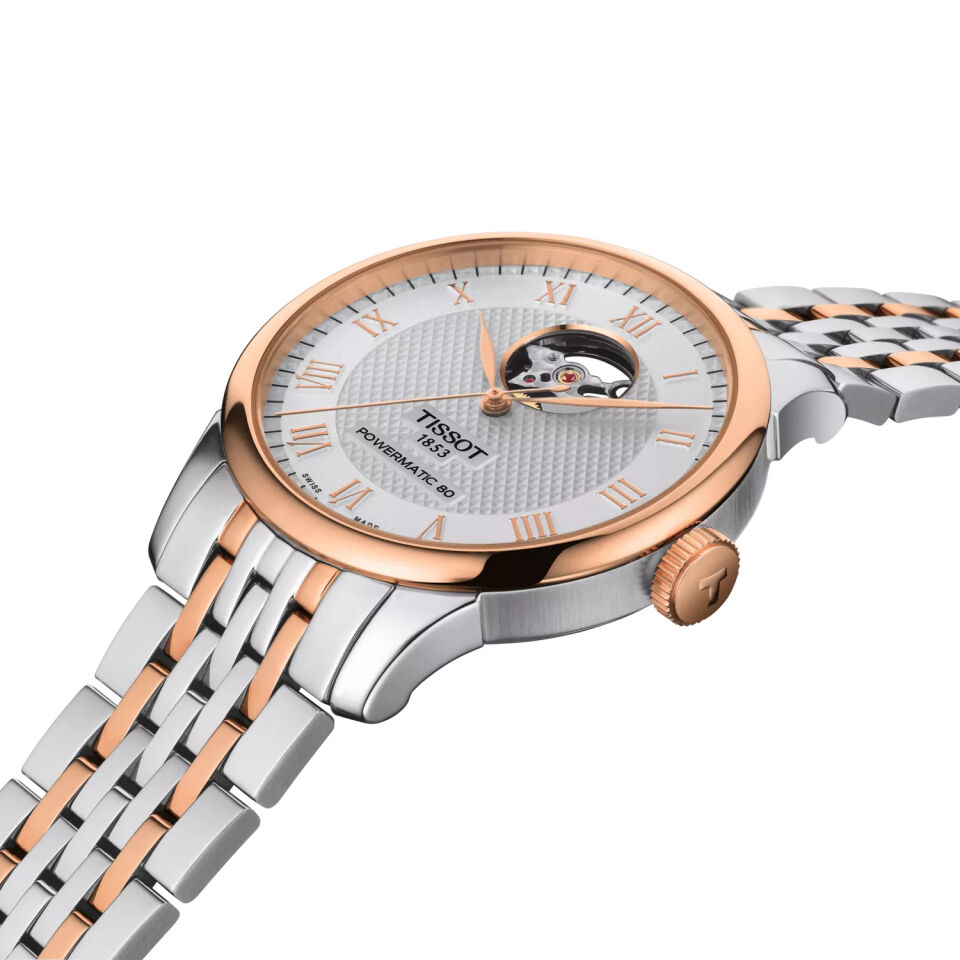 Tissot Le Locle Open Heart 39.3mm T0064072203302 - Erkek Kol Saati T006.407.22.033.02