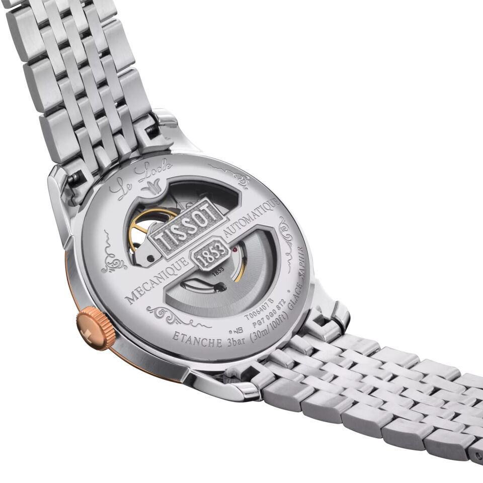 Tissot Le Locle Open Heart 39.3mm T0064072203302 - Erkek Kol Saati T006.407.22.033.02