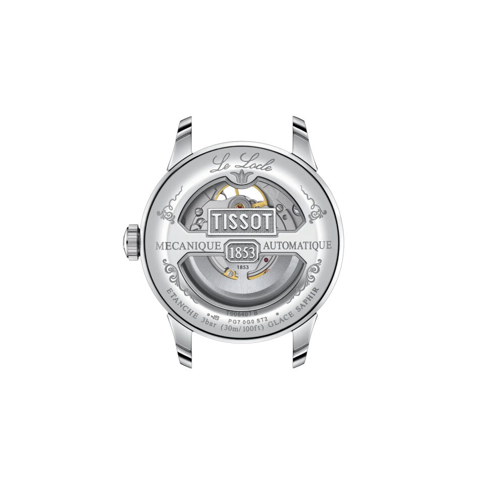 Tissot Le Locle Open Heart 39.3mm T0064071603301 - Erkek Kol Saati T006.407.16.033.01