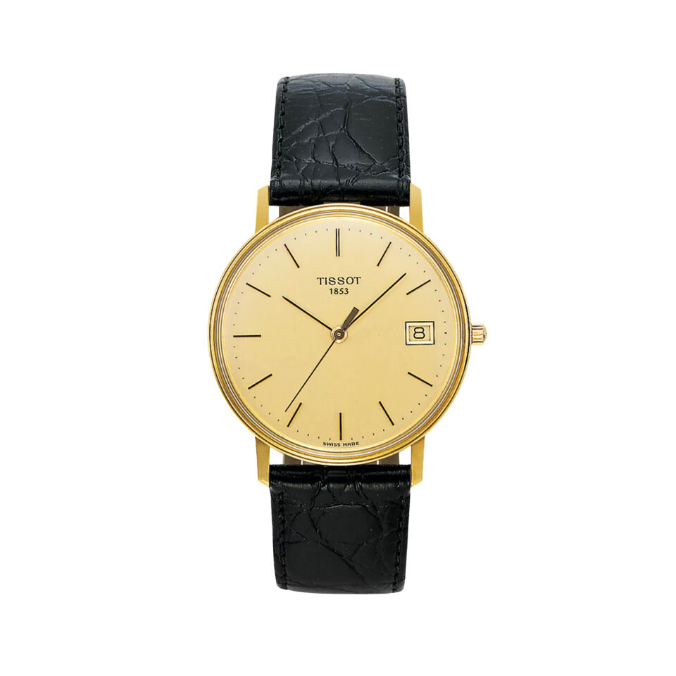 Tissot Goldrun Hesalite Gold 33.7mm T71340121 - Erkek Kol Saati T71.3.401.21