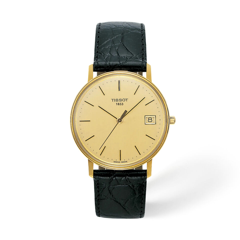 Tissot Goldrun Hesalite Gold 33.7mm T71340121 - Erkek Kol Saati T71.3.401.21